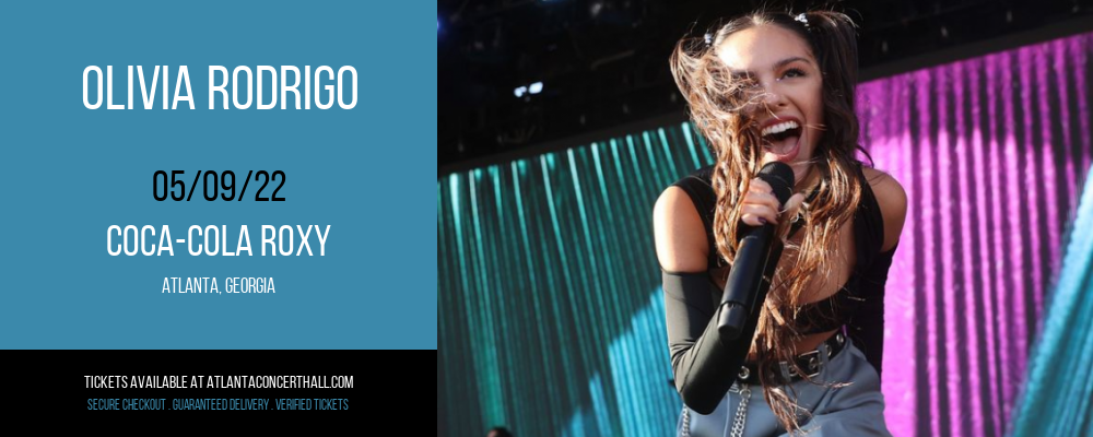 Olivia Rodrigo at Coca-Cola Roxy tickets Olivia Rodrigo at Coca-Cola Roxy