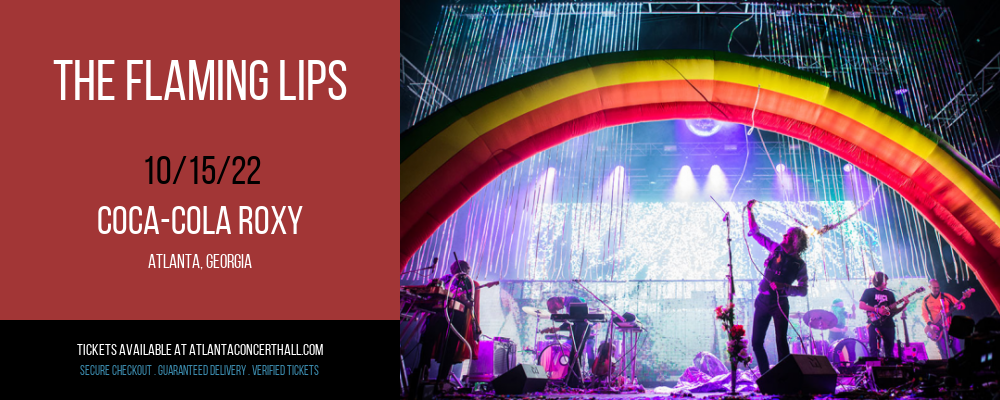 The Flaming Lips at Coca-Cola Roxy tickets The Flaming Lips at Coca-Cola Roxy
