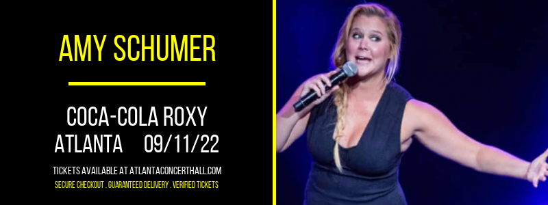 Amy Schumer at Coca-Cola Roxy tickets Amy Schumer at Coca-Cola Roxy