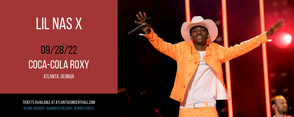 Lil Nas X at Coca-Cola Roxy tickets Lil Nas X at Coca-Cola Roxy