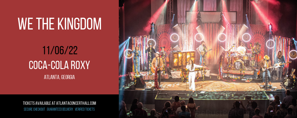 We The Kingdom at Coca-Cola Roxy tickets We The Kingdom at Coca-Cola Roxy
