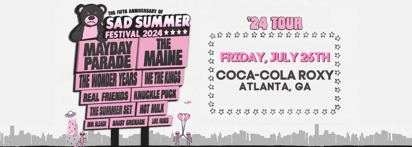 Sad Summer Festival: Mayday Parade, The Maine, The Wonder Years &amp; We The Kings