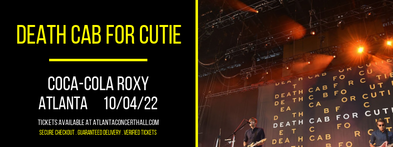 Death Cab for Cutie at Coca-Cola Roxy