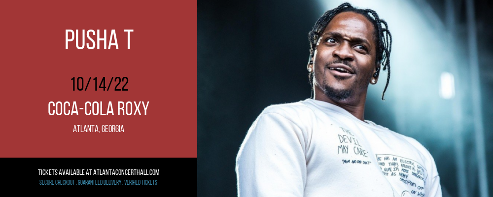 Pusha T at Coca-Cola Roxy tickets Pusha T at Coca-Cola Roxy