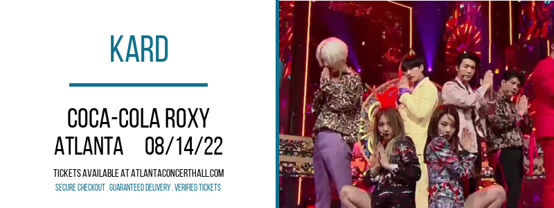 Kard at Coca-Cola Roxy tickets Kard at Coca-Cola Roxy