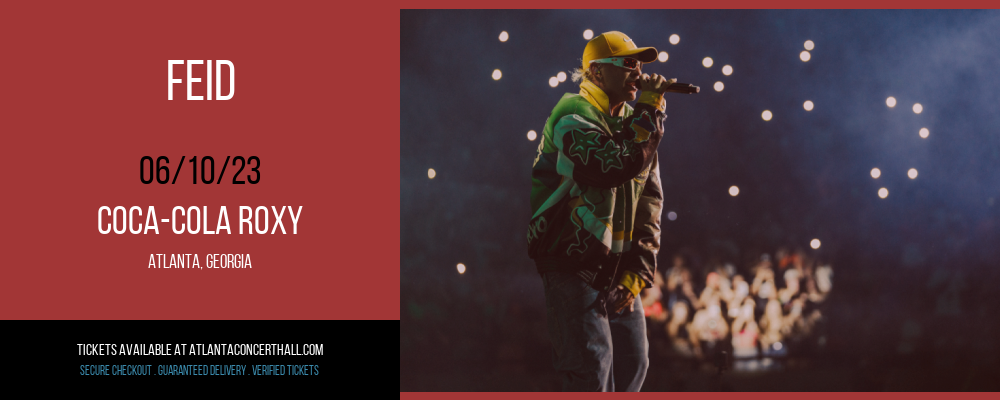 Feid at Coca-Cola Roxy tickets Feid at Coca-Cola Roxy