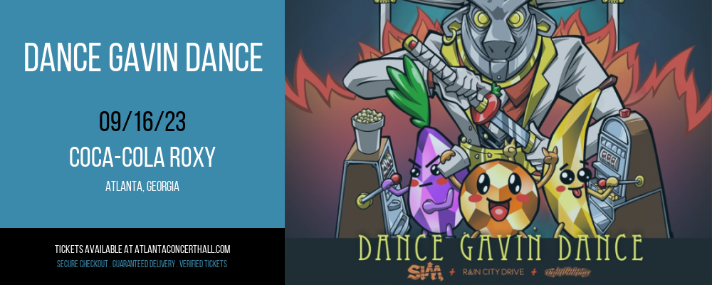 Dance Gavin Dance at Coca-Cola Roxy tickets Dance Gavin Dance at Coca-Cola Roxy