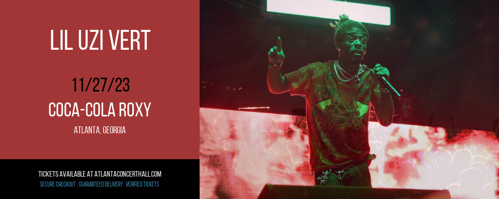 Lil Uzi Vert at Coca-Cola Roxy