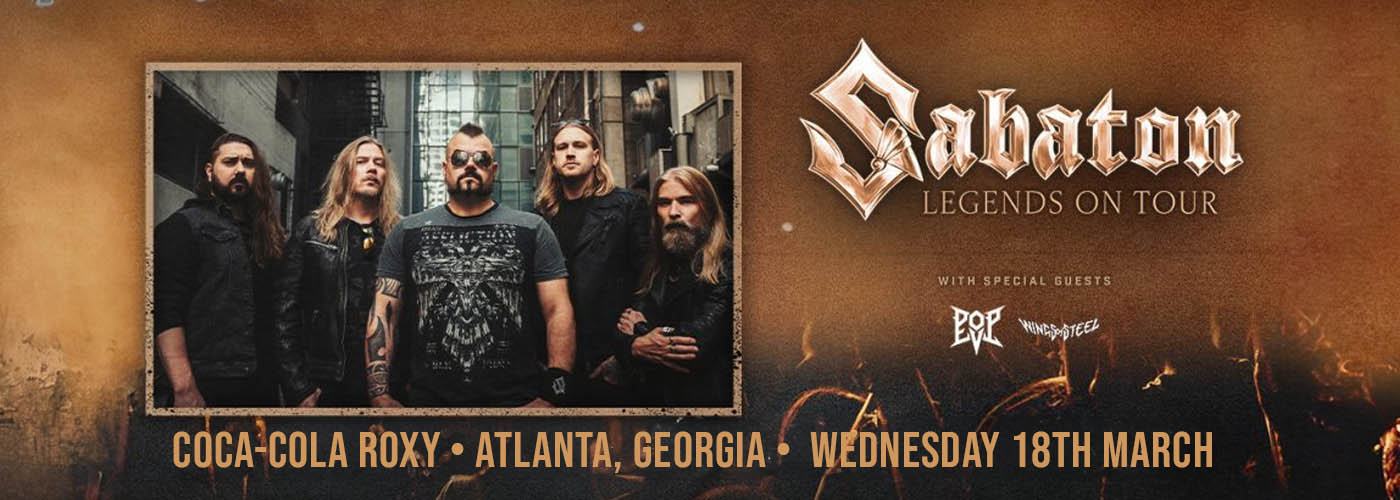 Sabaton, Pop Evil & Wings of Steel